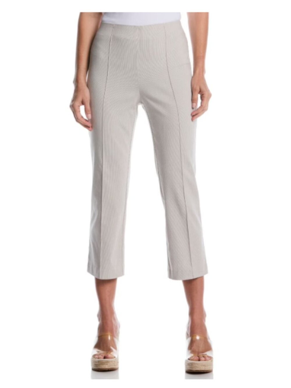 Rafaella Women's Crop Pintuck Pant